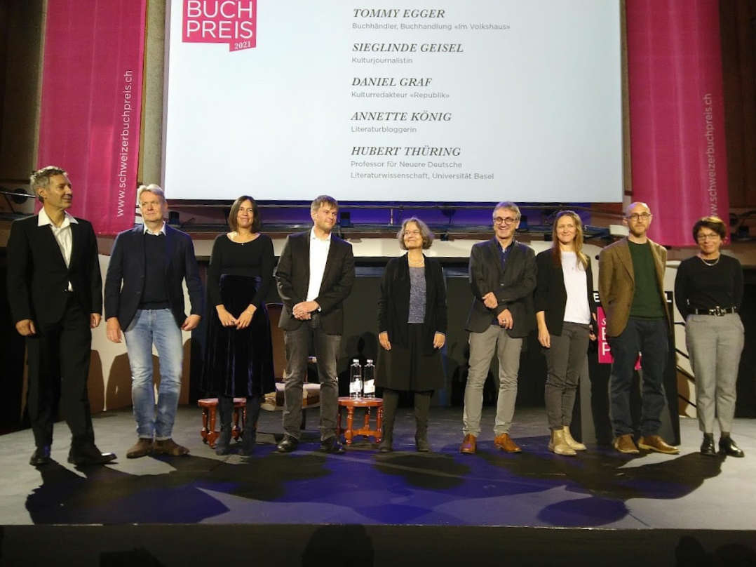 Preisverleihung Schweizer Buchpreis 2021 Preisverleihung Schweizer Buchpreis 2021